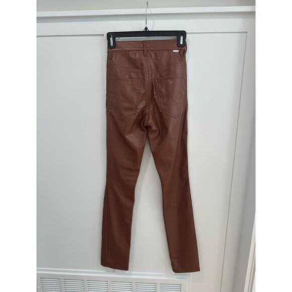 MOTHER Denim High Waisted Rail Skimp Jeans in Friar Brown - Picture 8 of 12